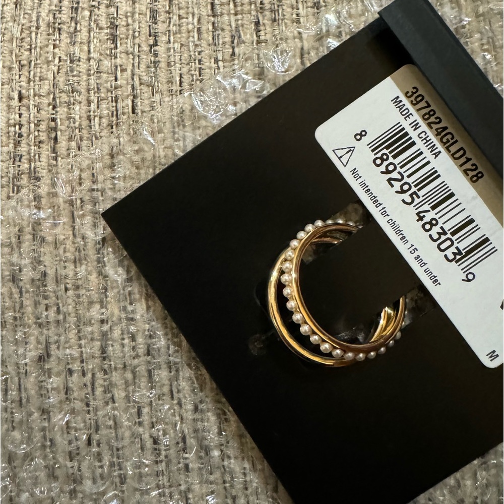 🎉LAST PIECE 🎉ALLSAINTS Pearl Ring Set